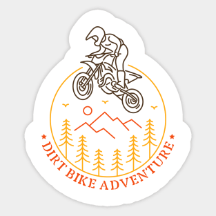 Dirt Bike 6 Sticker